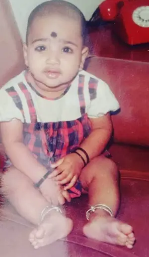 childhood picture of priya thalur
