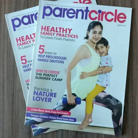 priya thalur and araan balaji on parentcircle cover