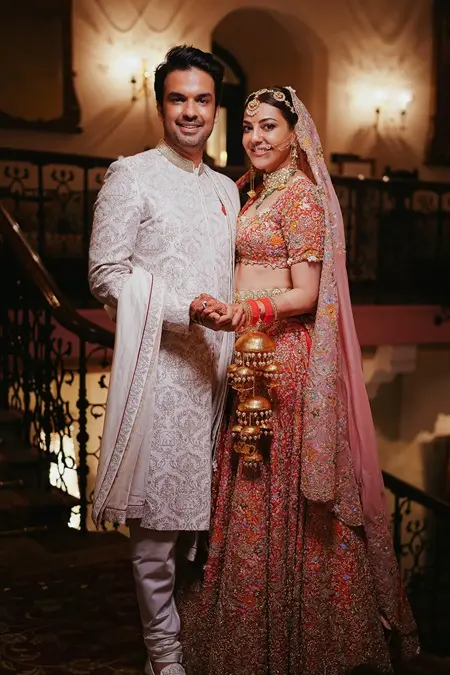 wedding picture of kajal aggarwal and gautam kitchlu
