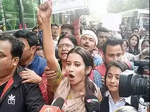 barsha rani bishaya in anti caa protest