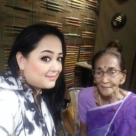 aparajita adhya with her mother tripti adhya