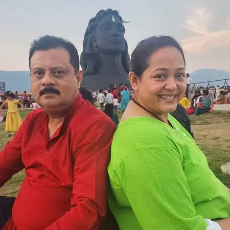 aparajita adhya with husband atanu hazra