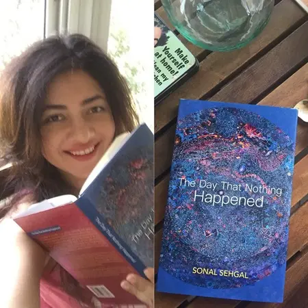 Sonal Sehgal with her book