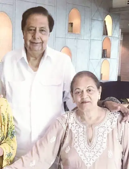 Chander Sadanah with wife Shama Kazi