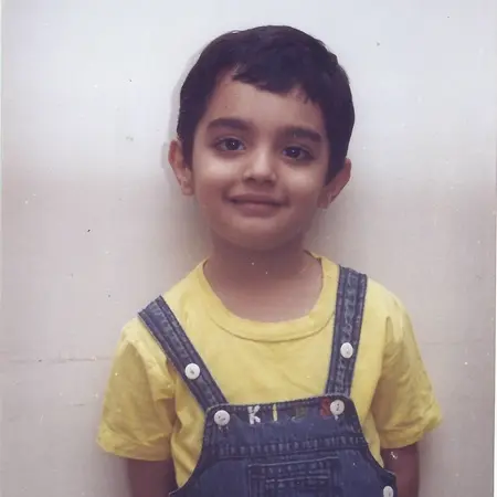 childhood picture of parzaan dastur