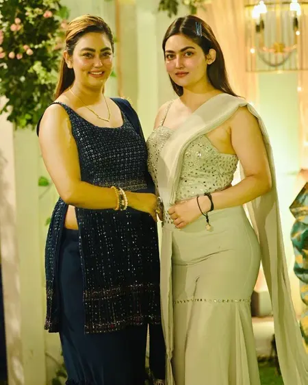 karishma hazarika with sister rishna hazarika