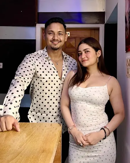 Rishna Hazarika with boyfriend Sameeran Borah