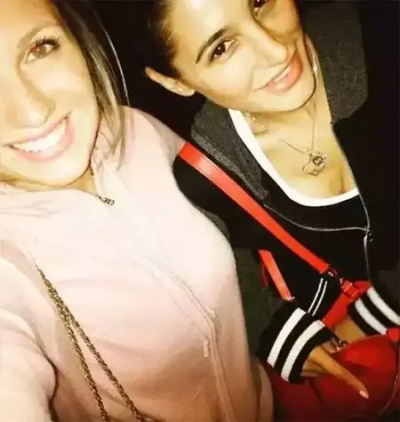 nargis fakhri with sister aliya fakhri